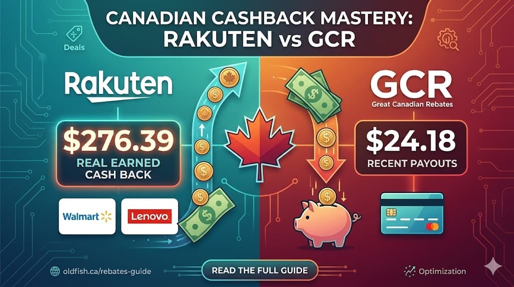 How I Stashed $300+ Using Rakuten and GCR in Canada